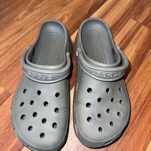 CROCS Charcoal Clogs with Strap